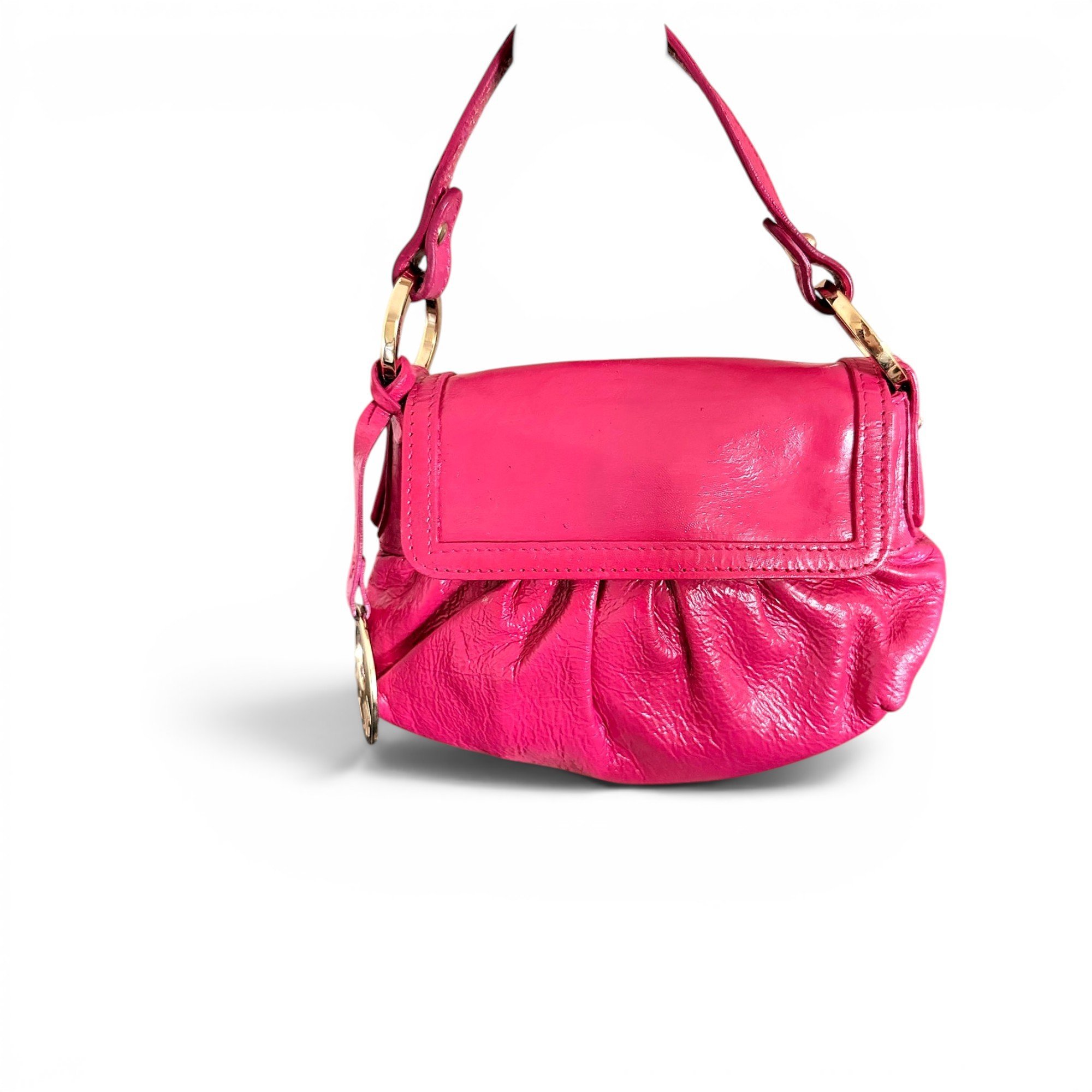 Chef patent leather handbag