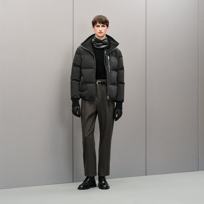 Anthracite Puffer Coat