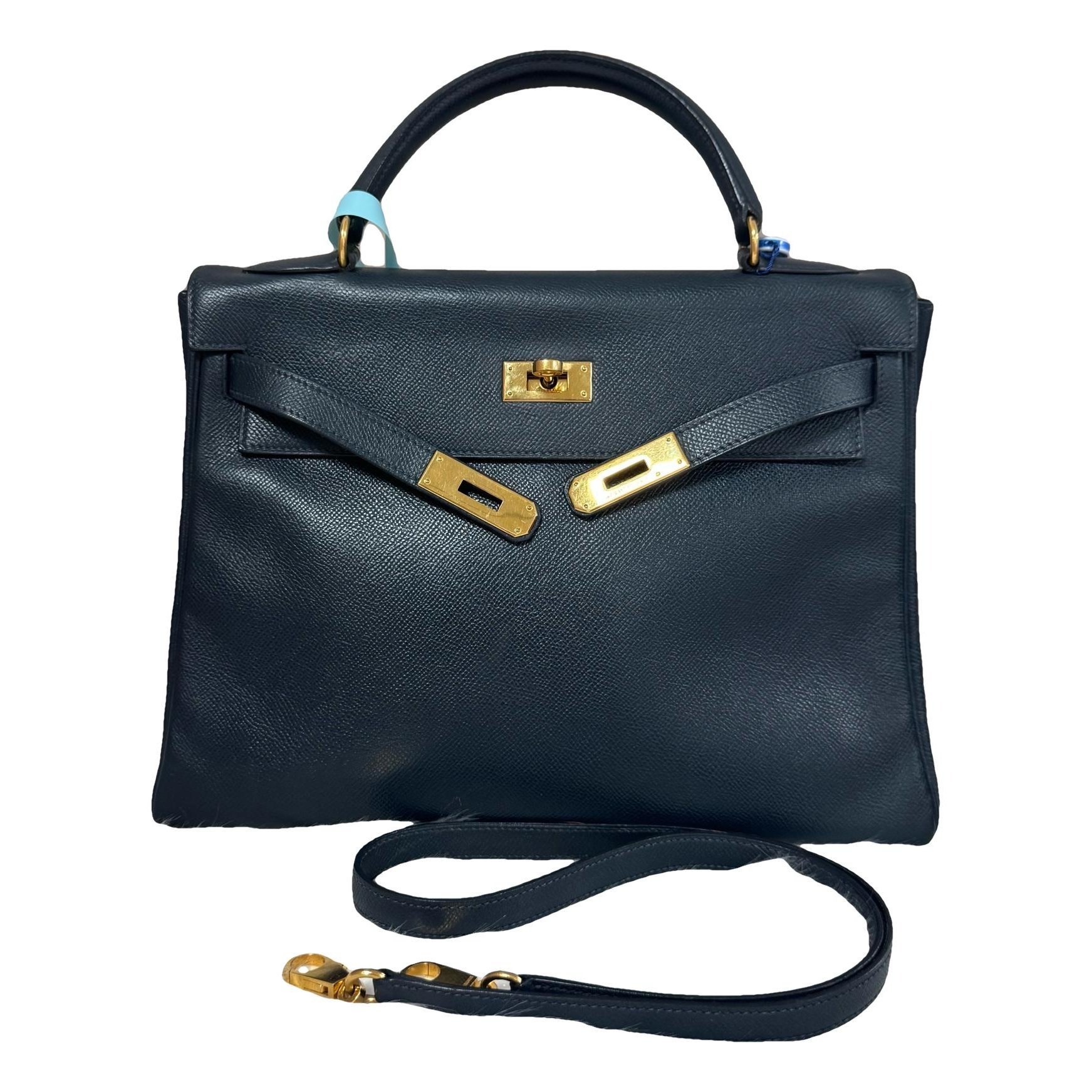 Kelly 32 leather handbag