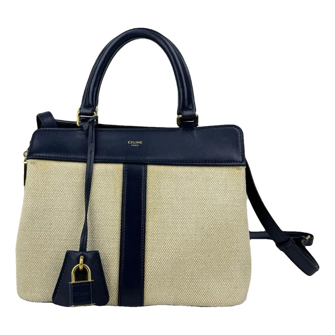 Edge leather handbag