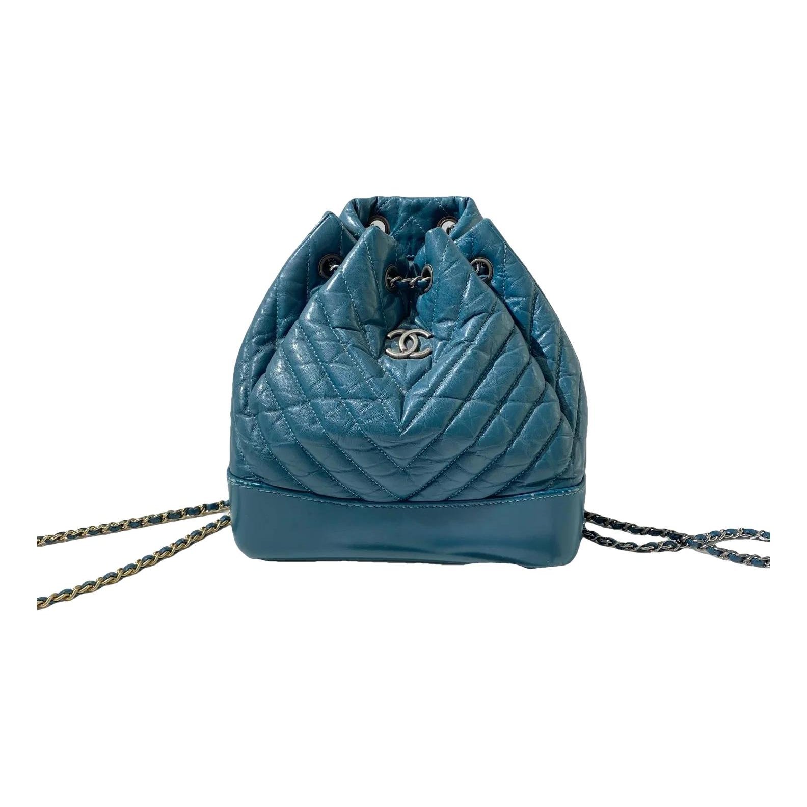 Leather backpack