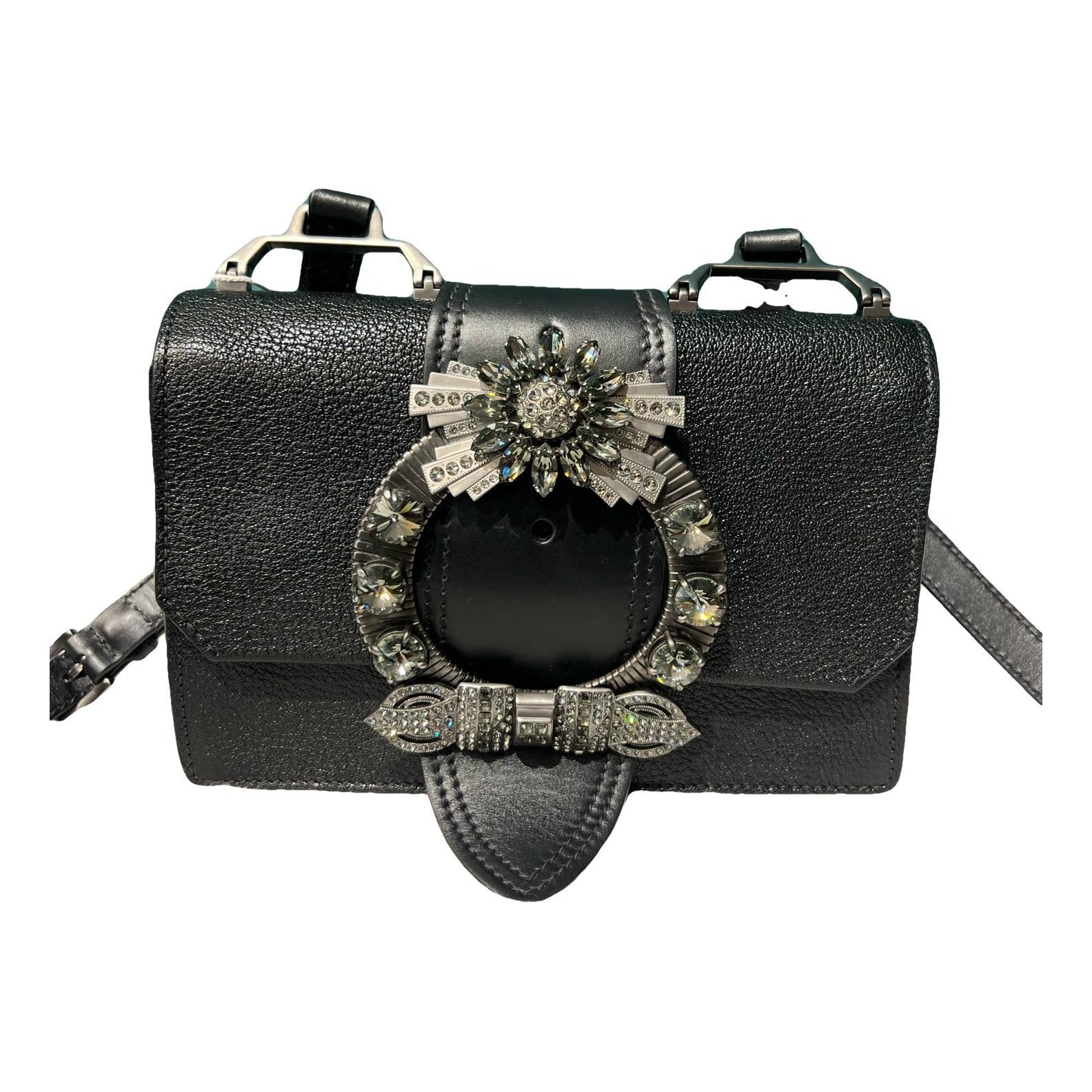 Miu Lady leather handbag