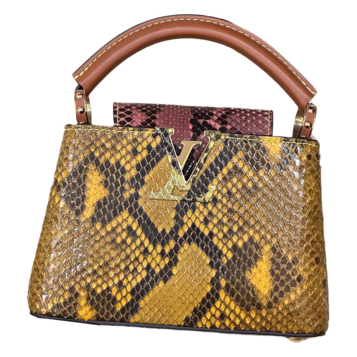 Capucines leather handbag