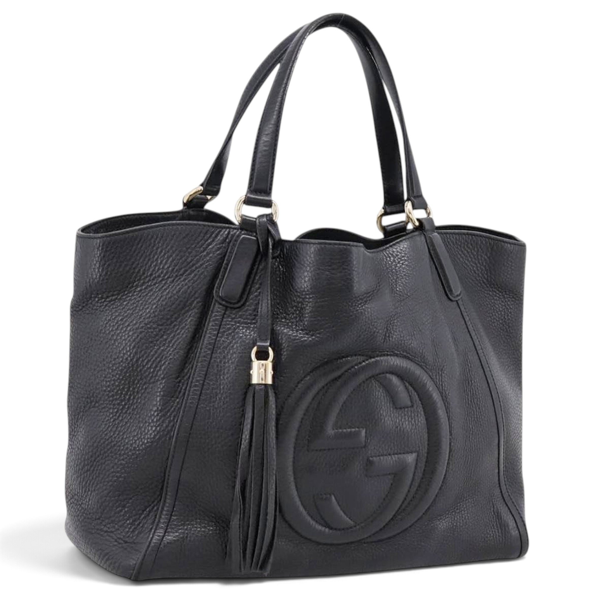 Leather tote