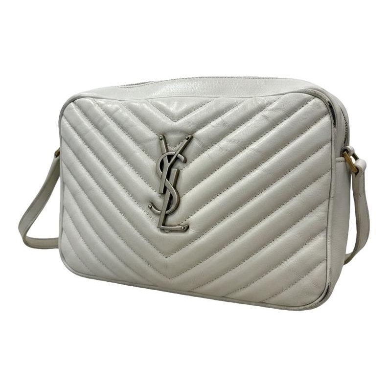 Camera Lou leather crossbody bag