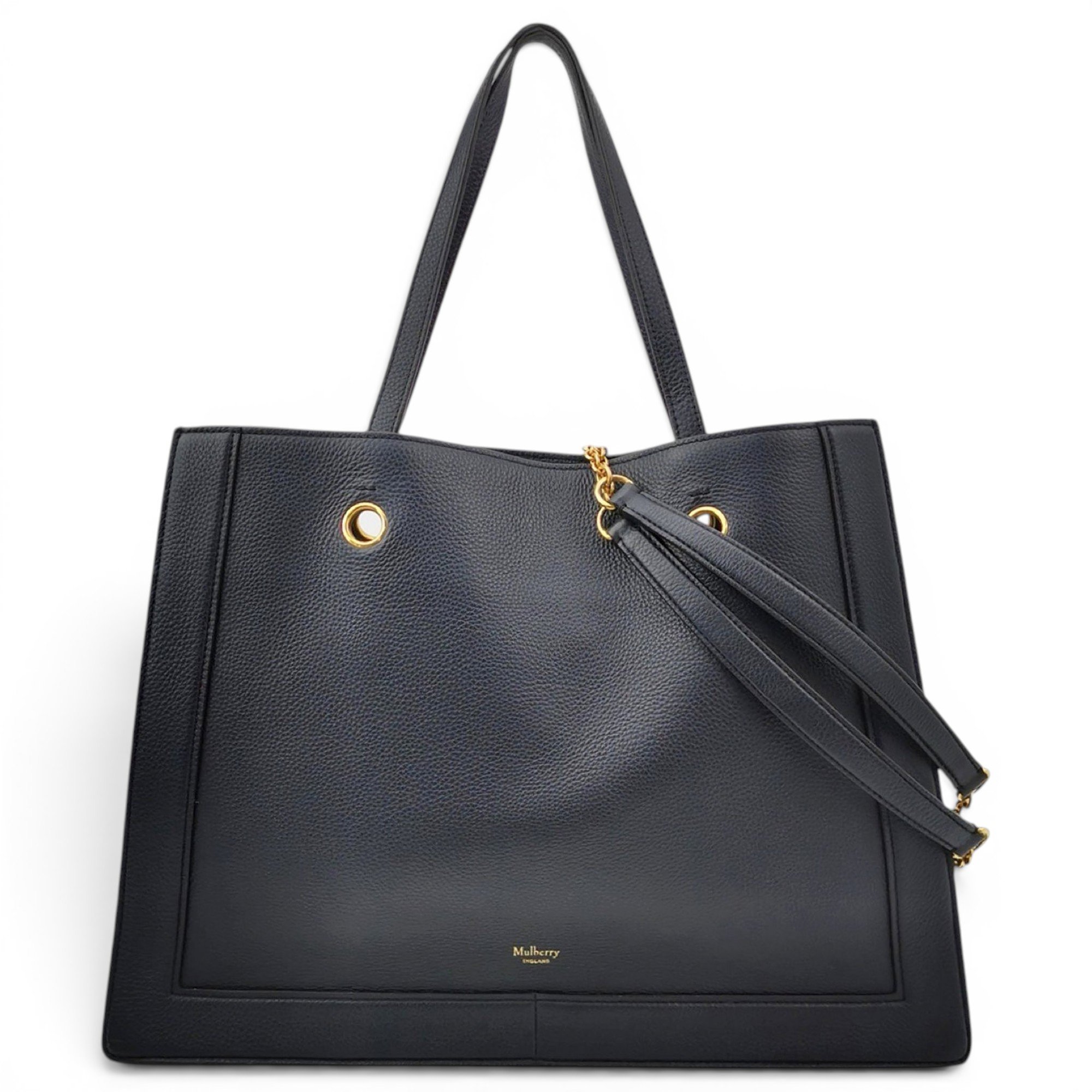 Leather tote
