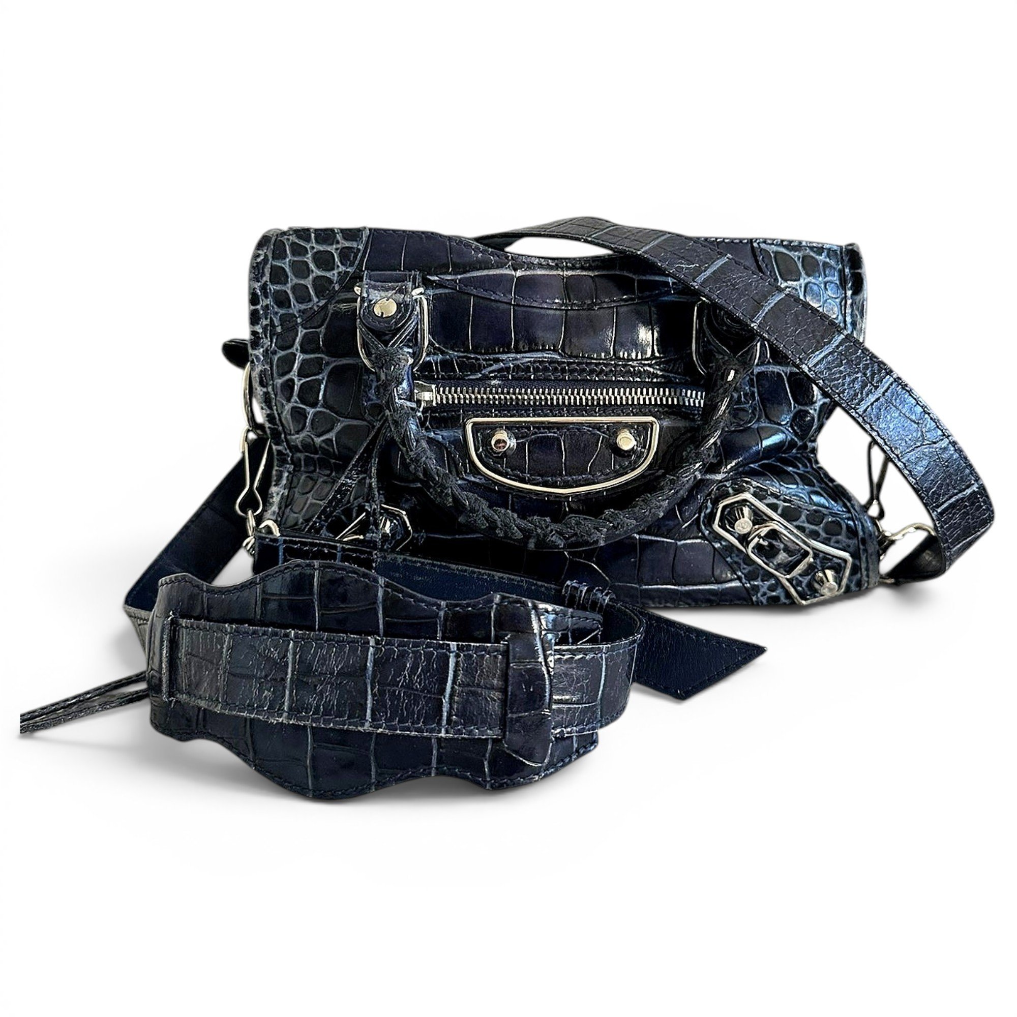 Leather crossbody bag