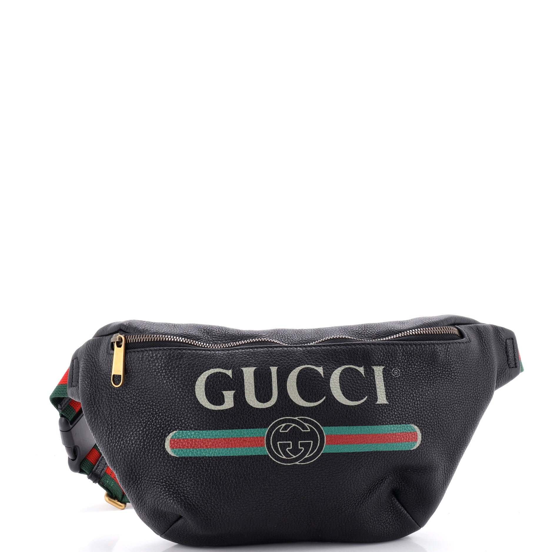 Logo Belt Bag Printed Leather Medium