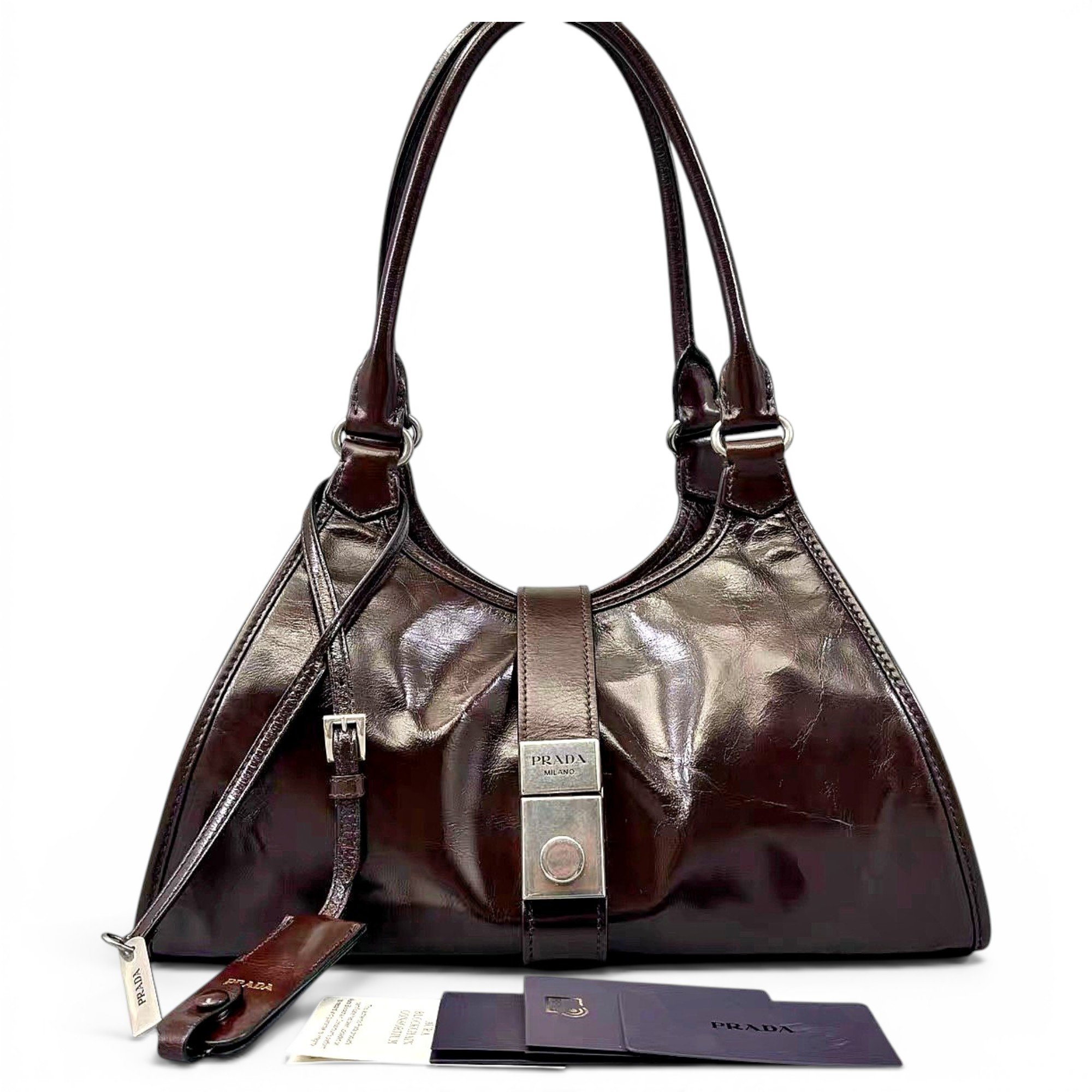 Leather handbag