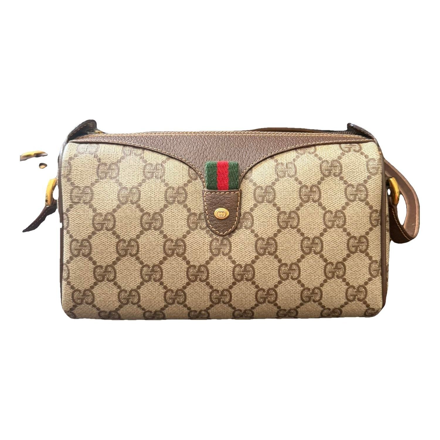 Ophidia leather crossbody bag