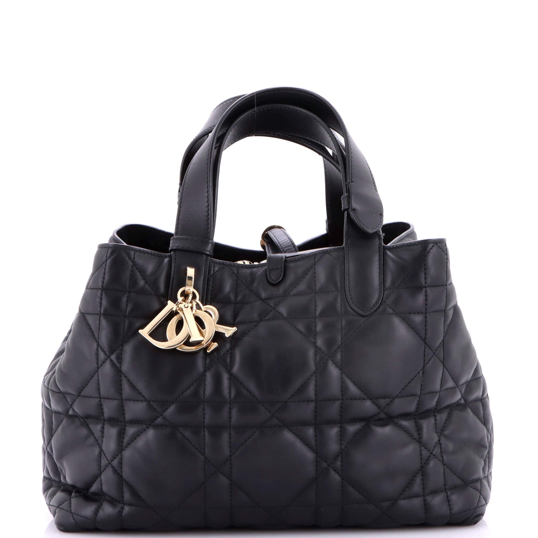 Toujours Tote Bag Macrocannage Quilt Calfskin Medium