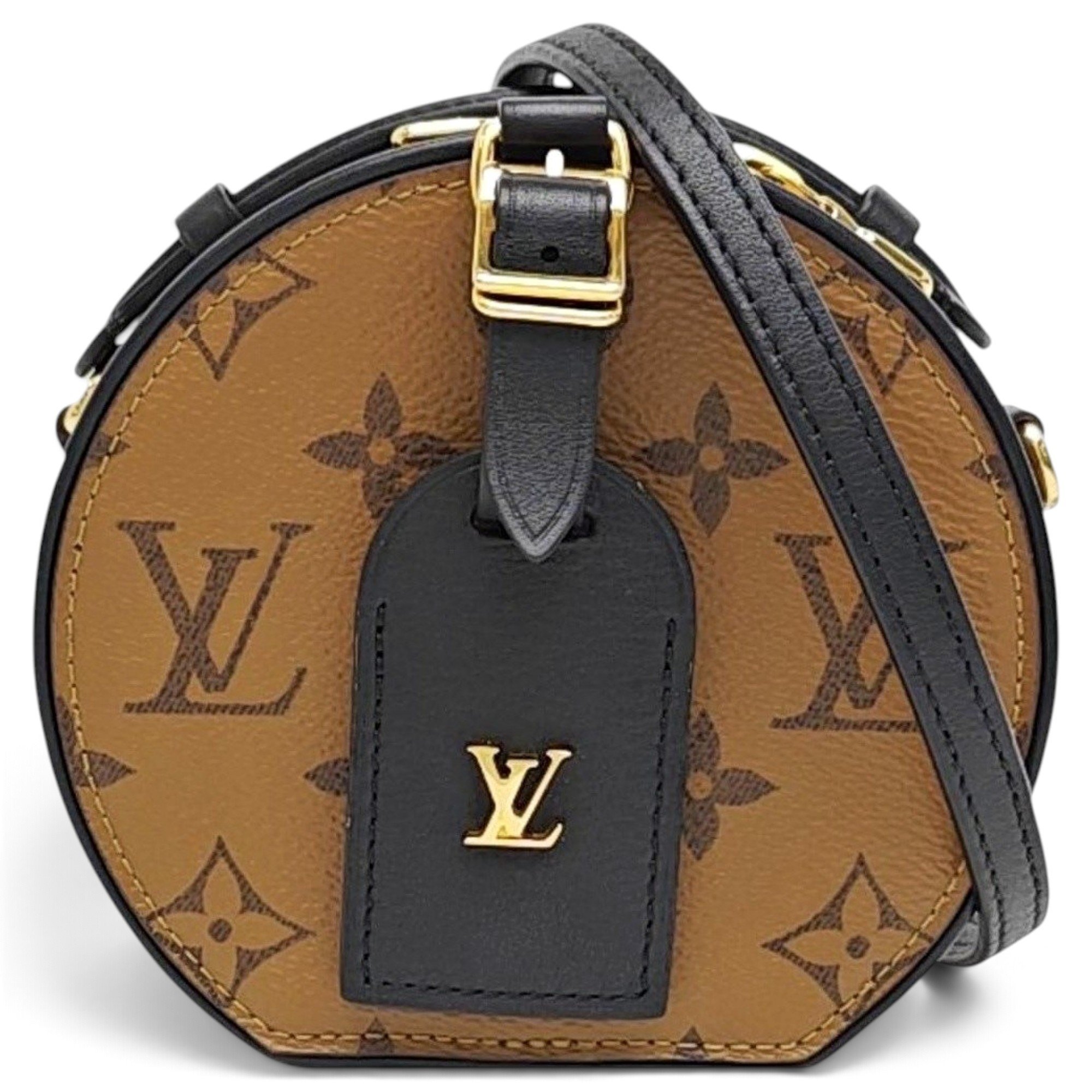 Micro boite chapeau leather handbag