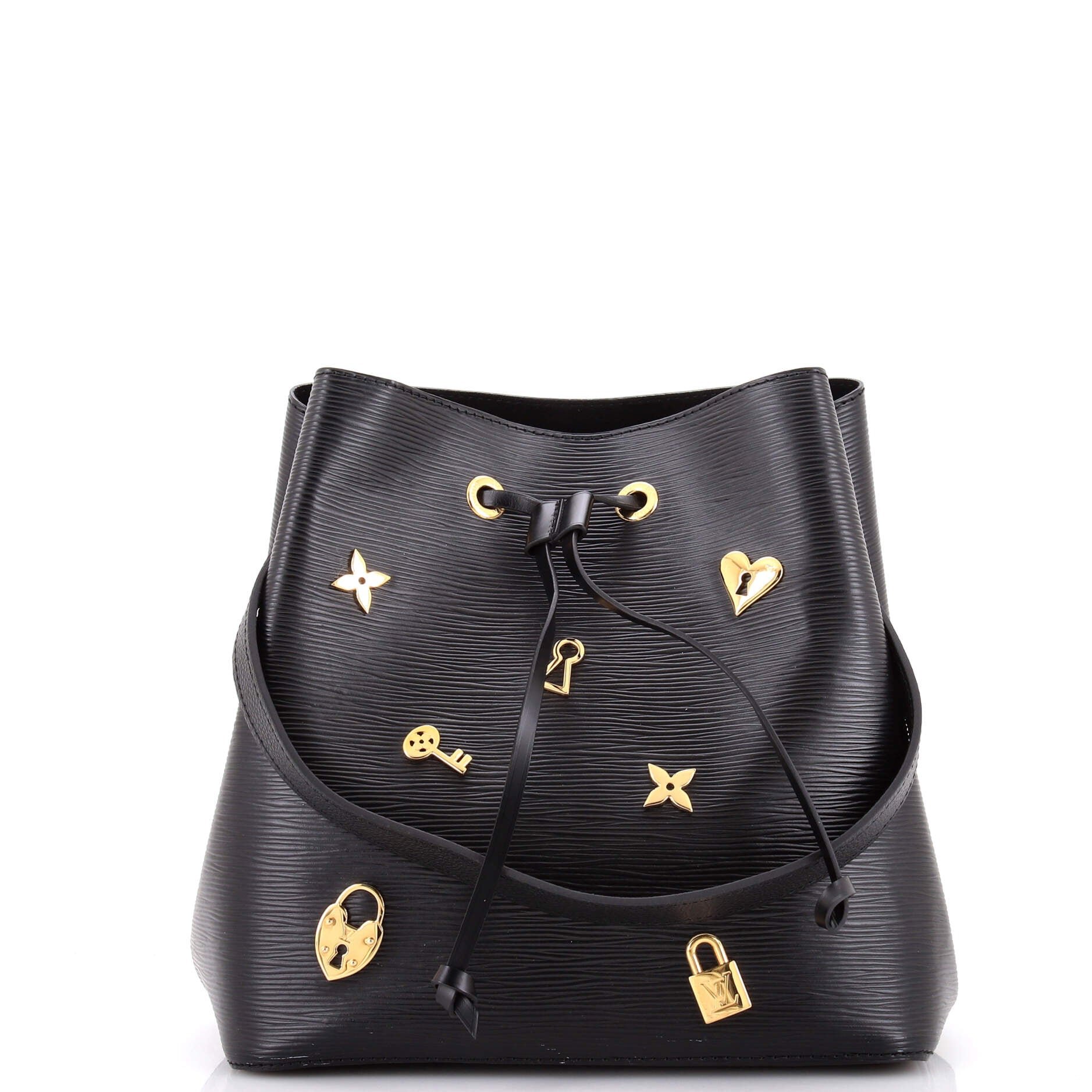 Louis Vuitton NeoNoe Handbag Love Lock Epi Leather