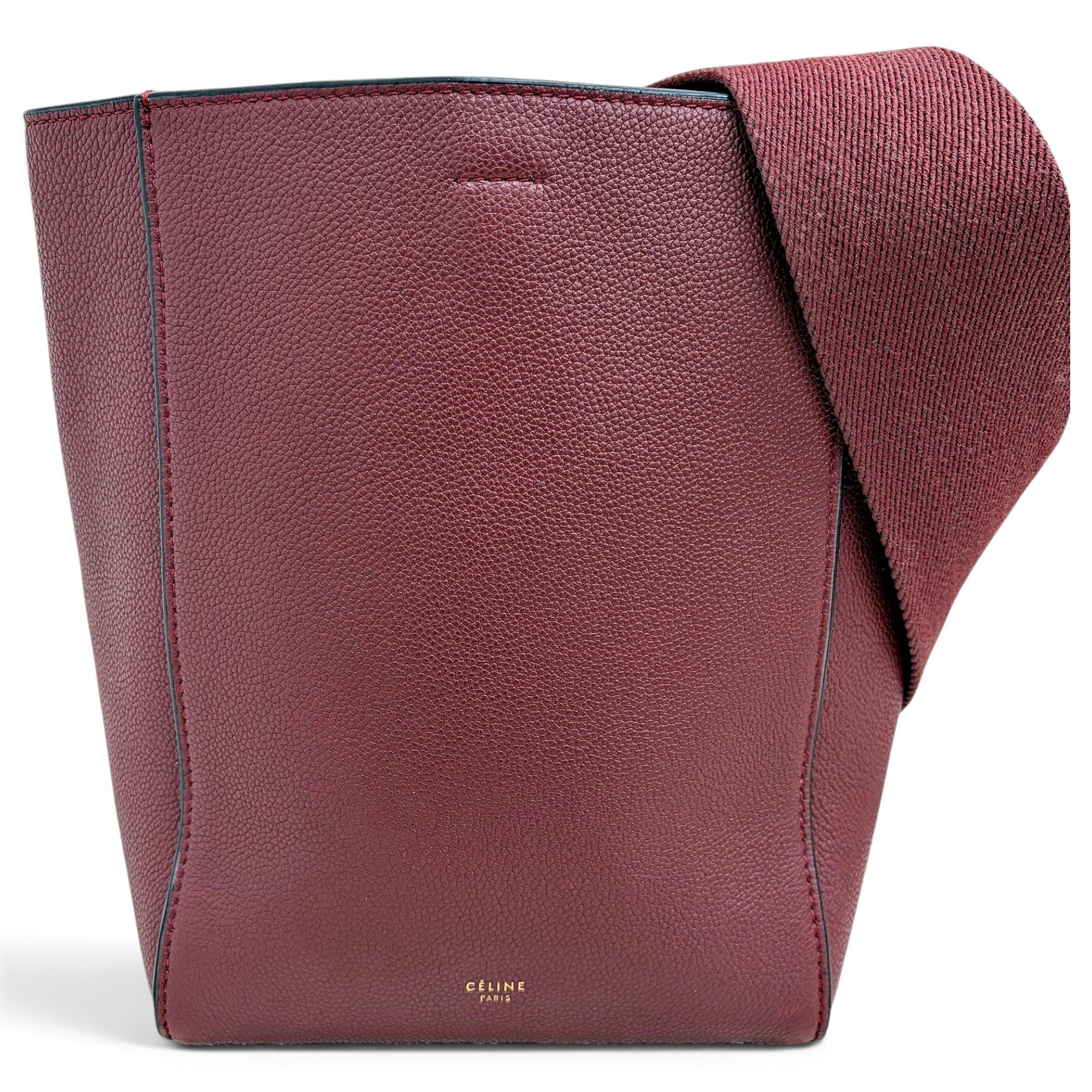 Seau Sangle leather handbag
