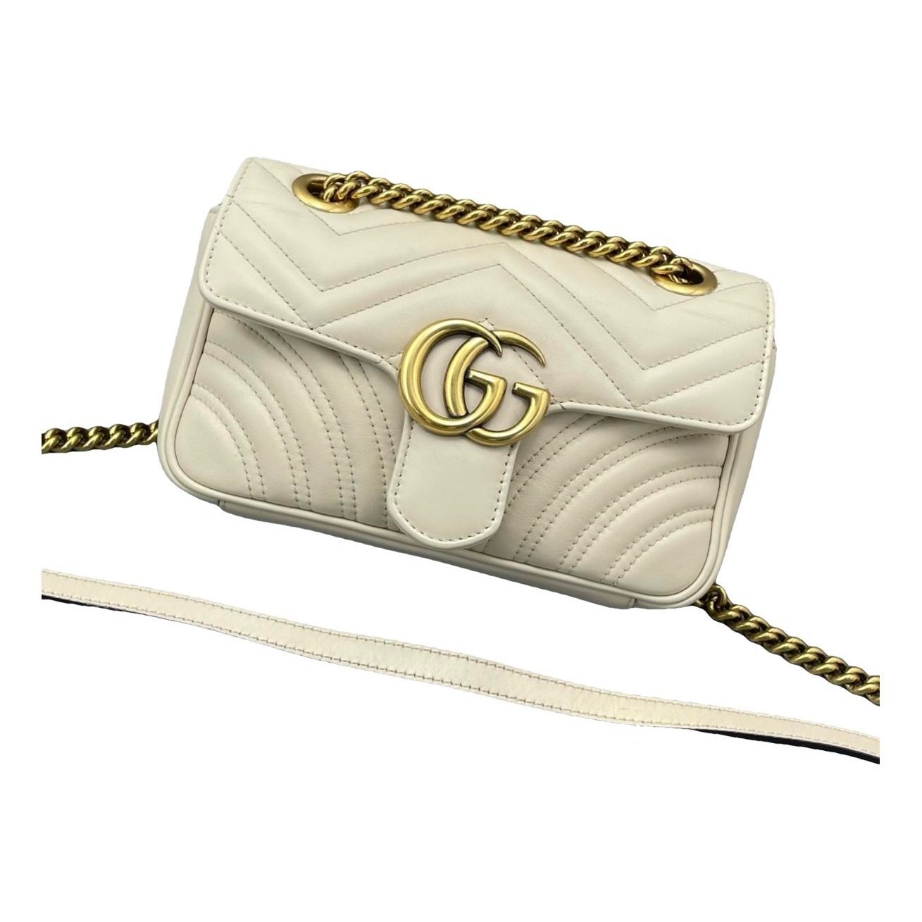 GG Marmont Flap leather handbag