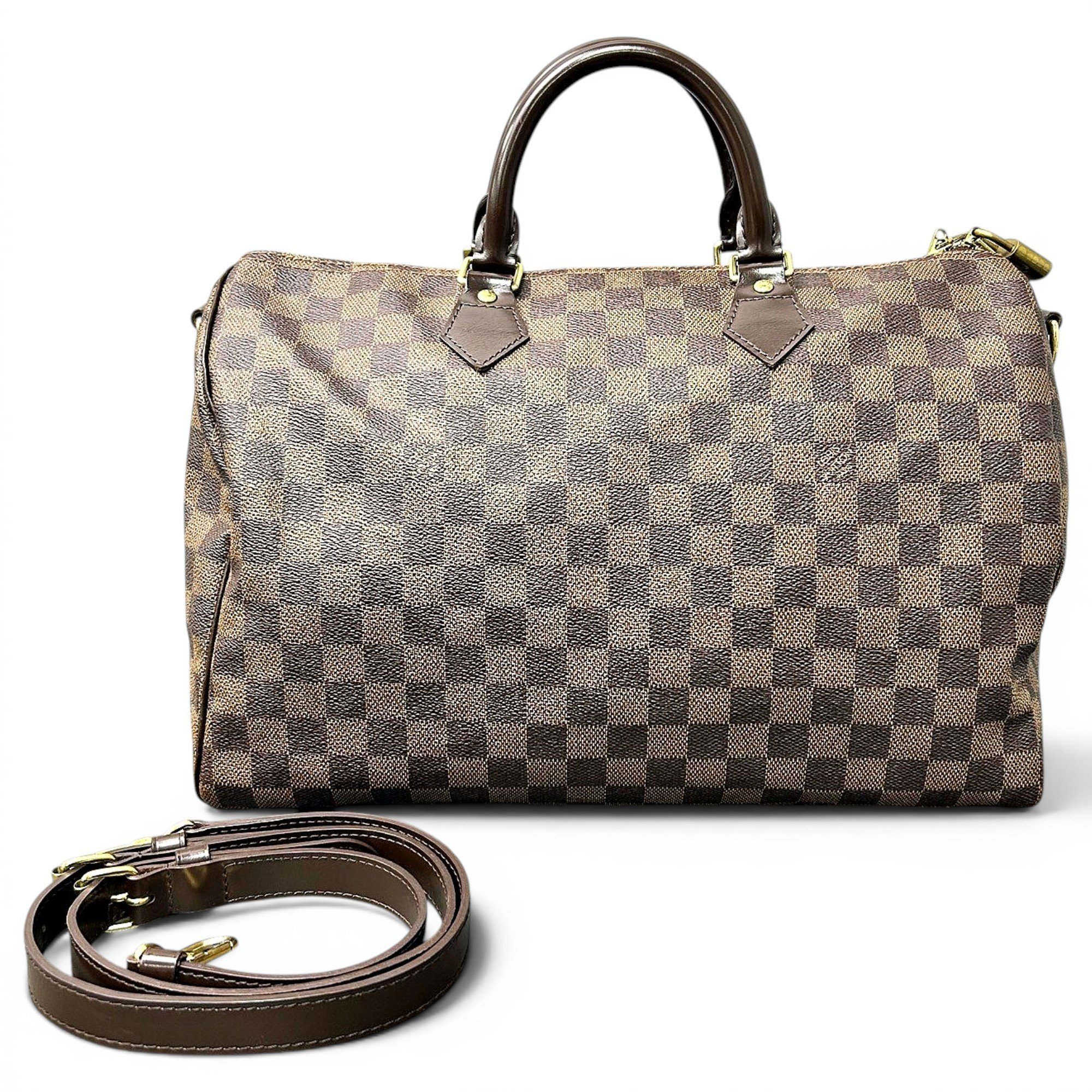 Speedy leather handbag