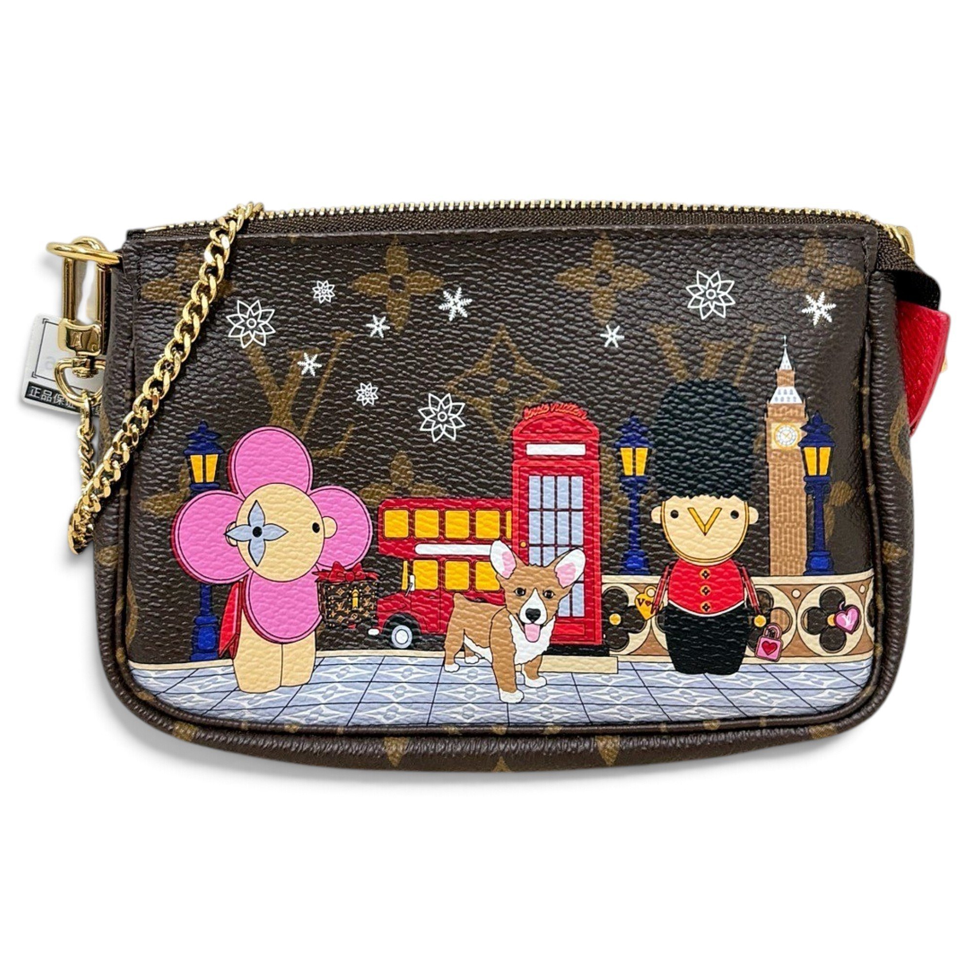 Pochette Accessoire leather handbag
