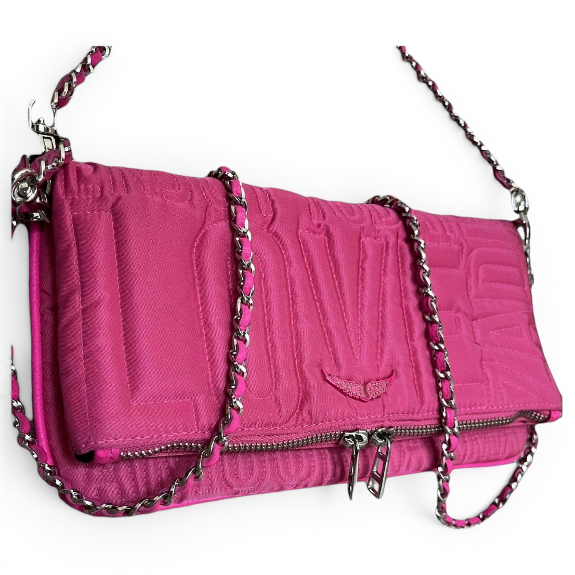 Rock leather crossbody bag