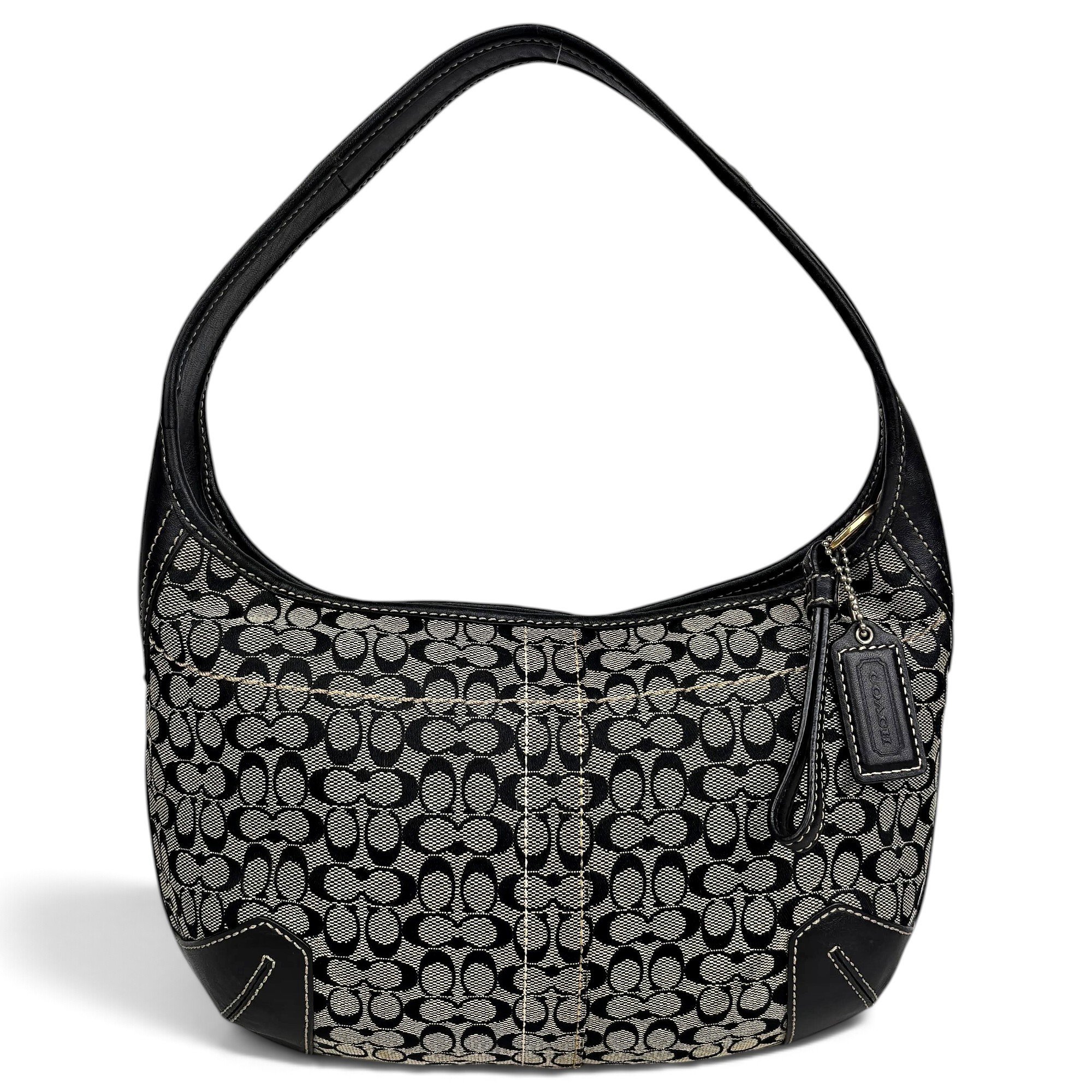 Coach Signature Sufflette cloth handbag