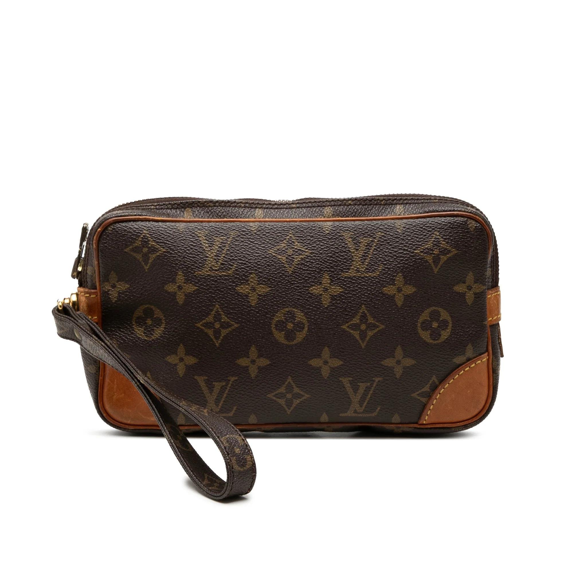 Marly Dragonne leather clutch bag