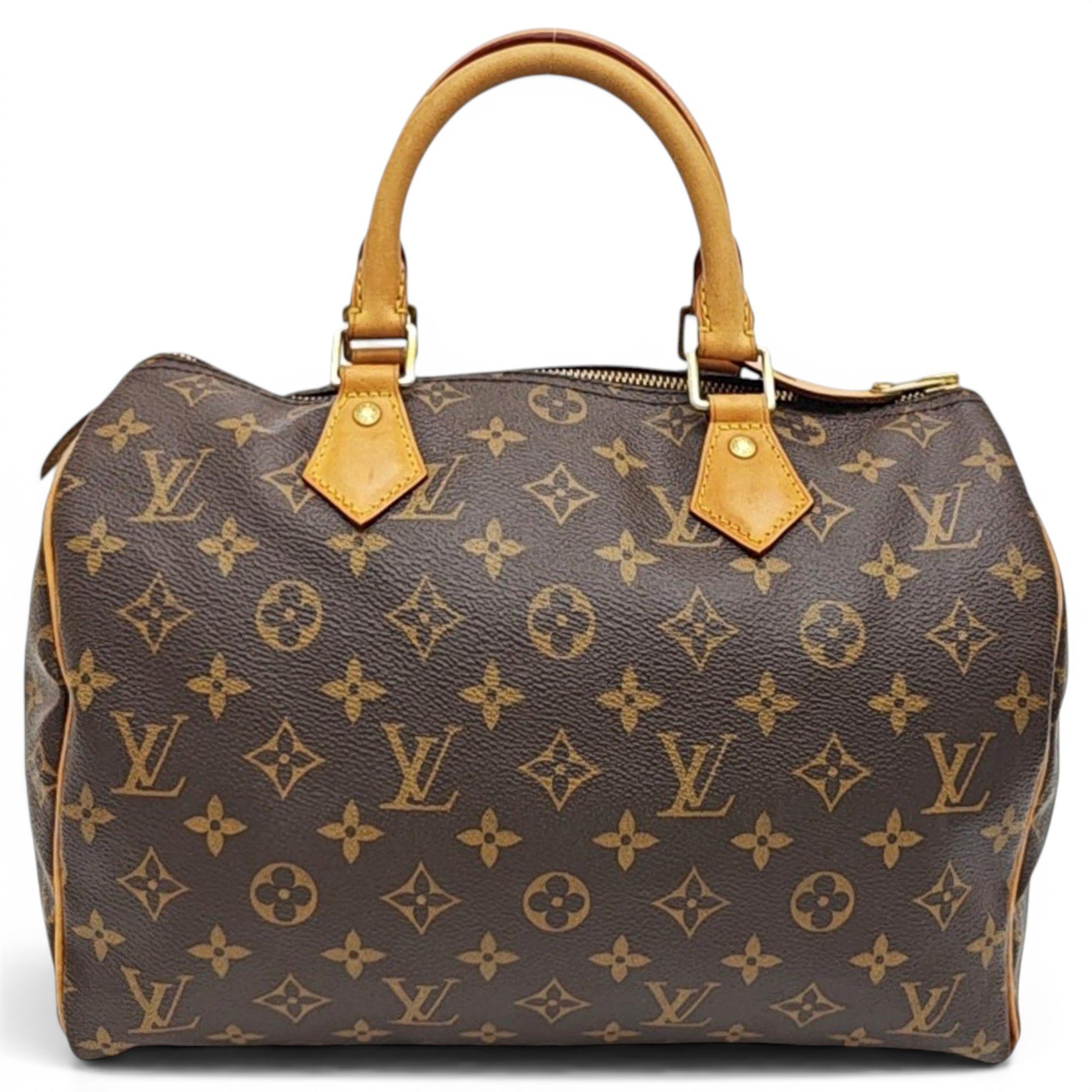 Nano Speedy / Mini HL leather handbag
