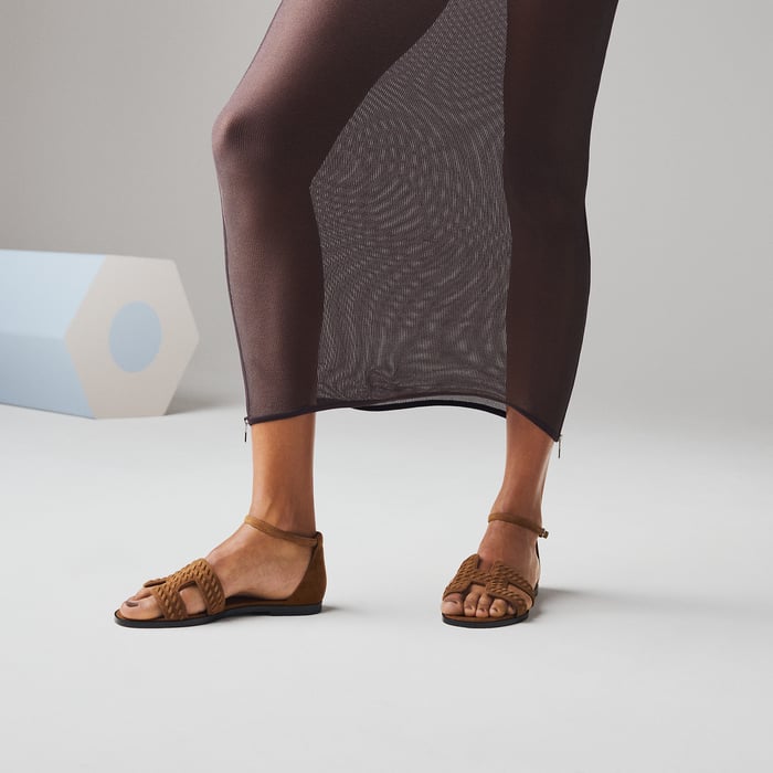 Brun Fumé Santorini Sandal