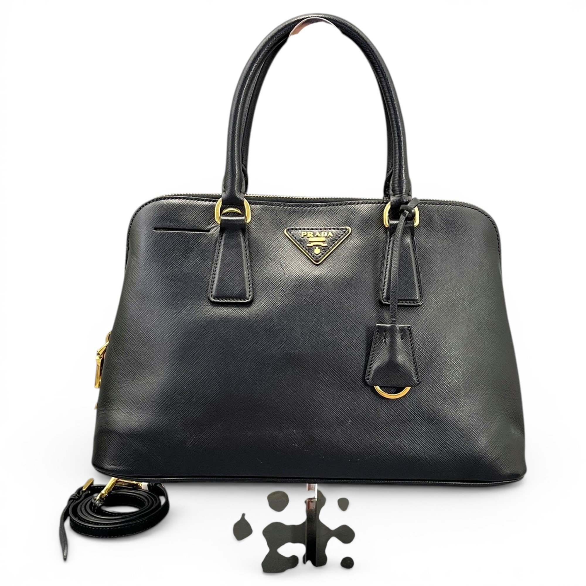 Promenade leather handbag