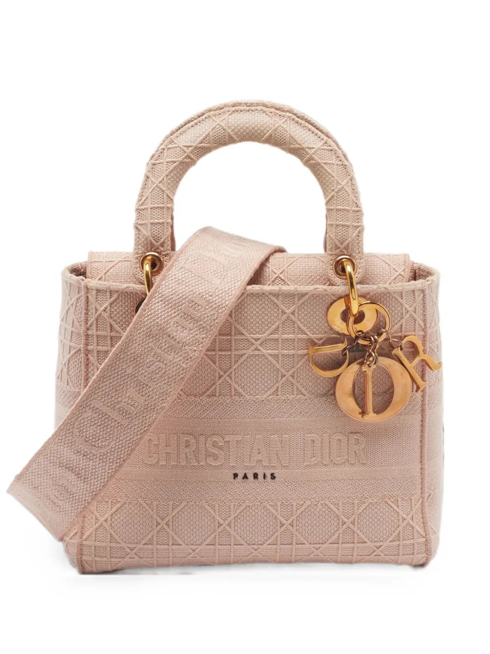 medium Lady D-Lite embroidered tote bag