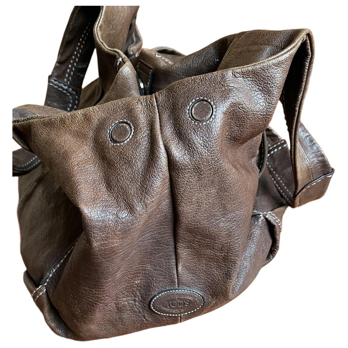 Leather handbag