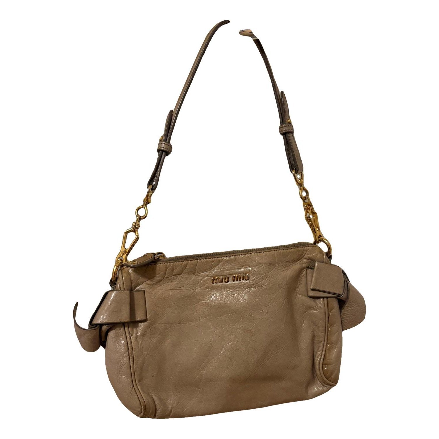 Beau leather handbag