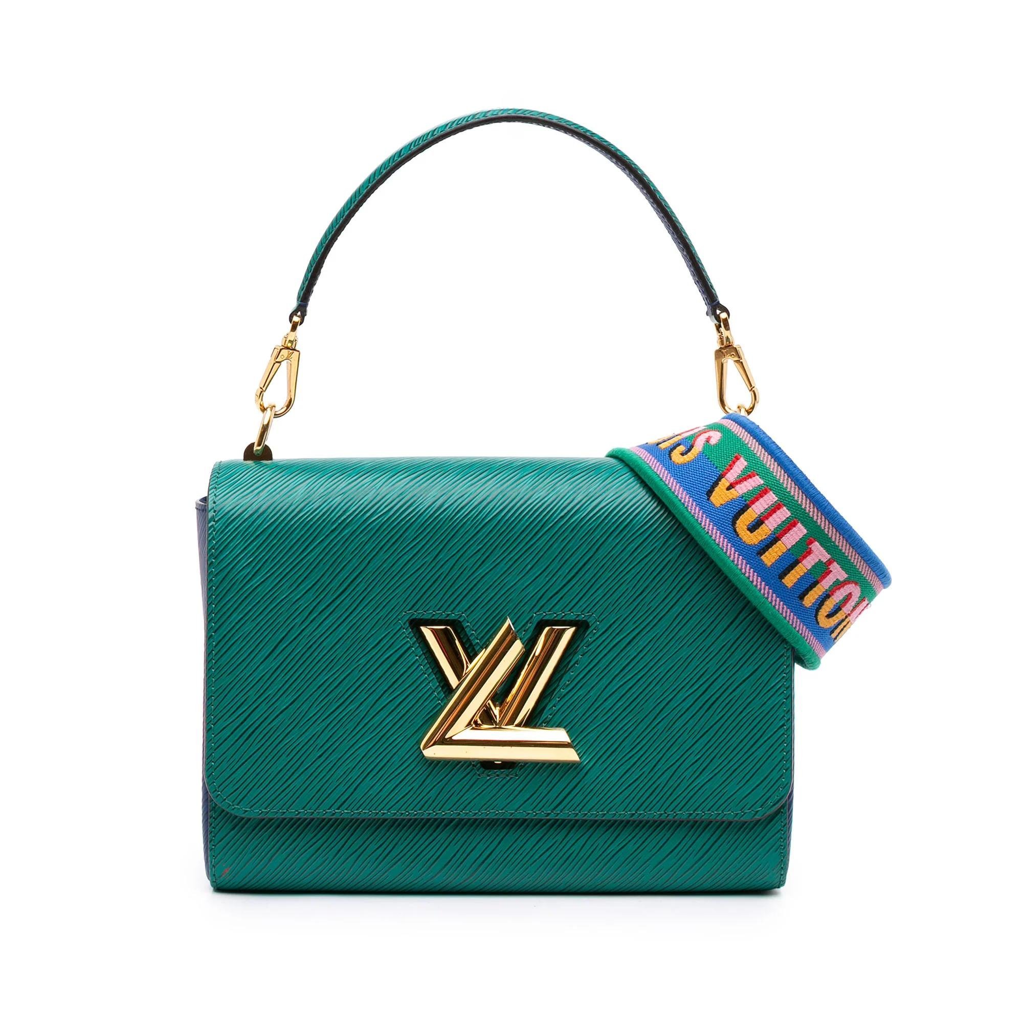 Twist leather satchel
