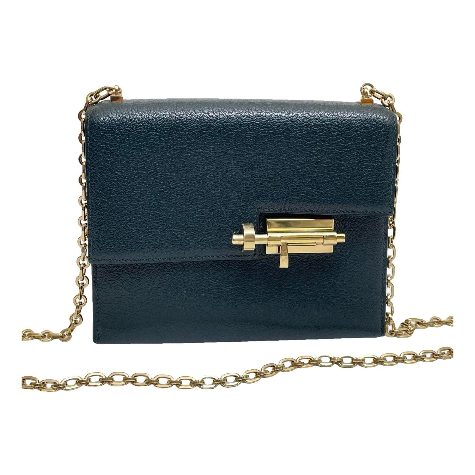 Verrou Mini leather handbag