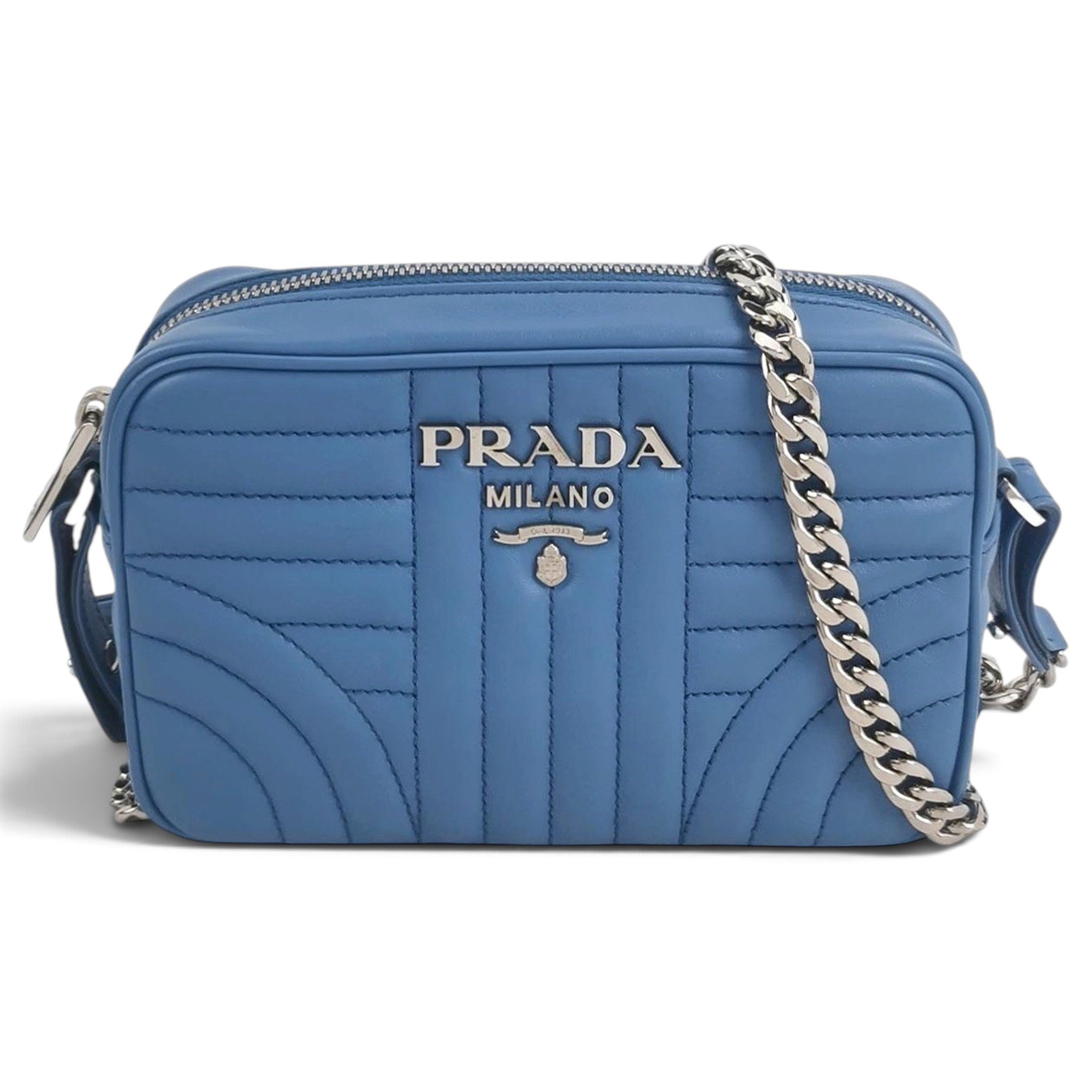 Prada Diagramme leather handbag