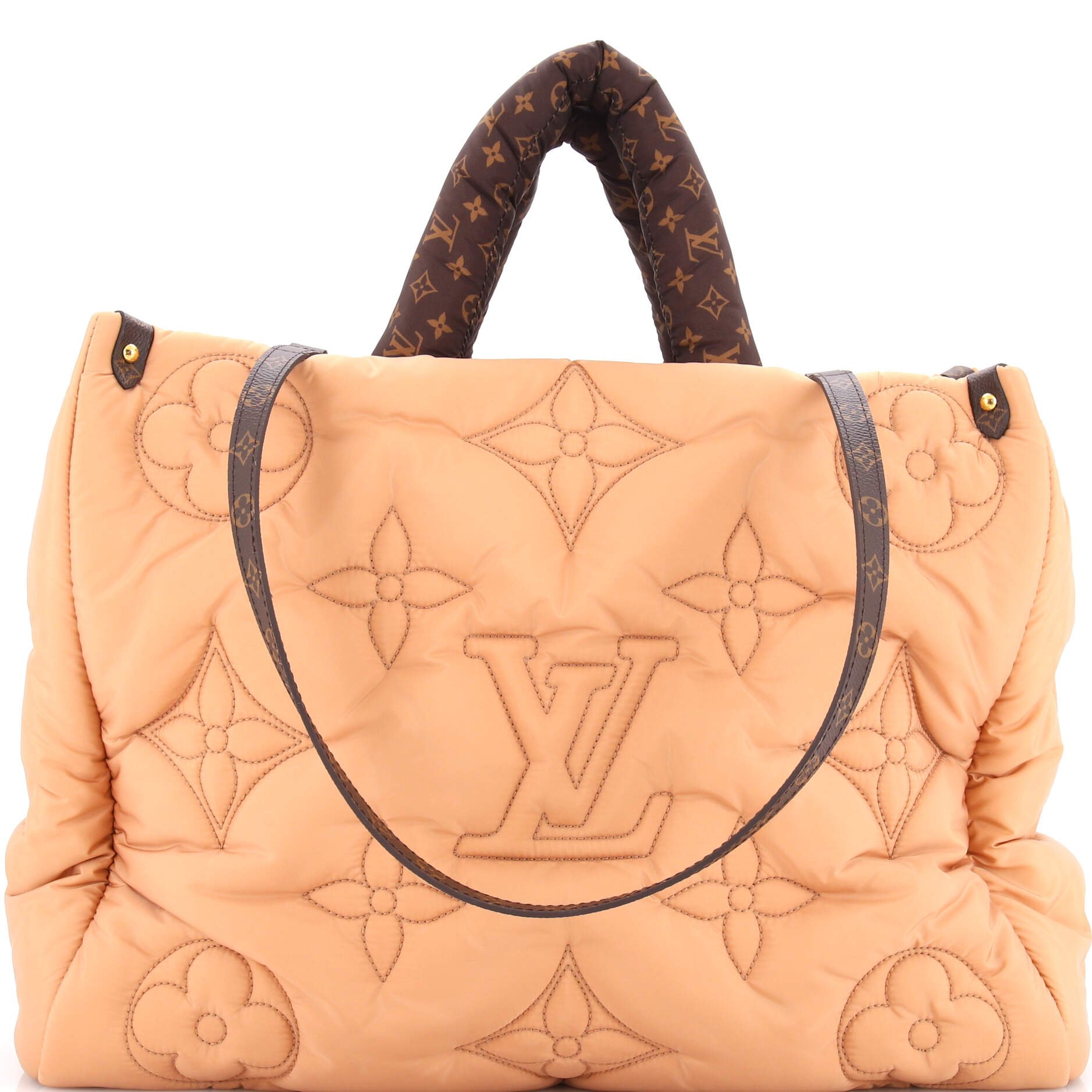 Pillow OnTheGo Tote Monogram Quilted Econyl Nylon GM