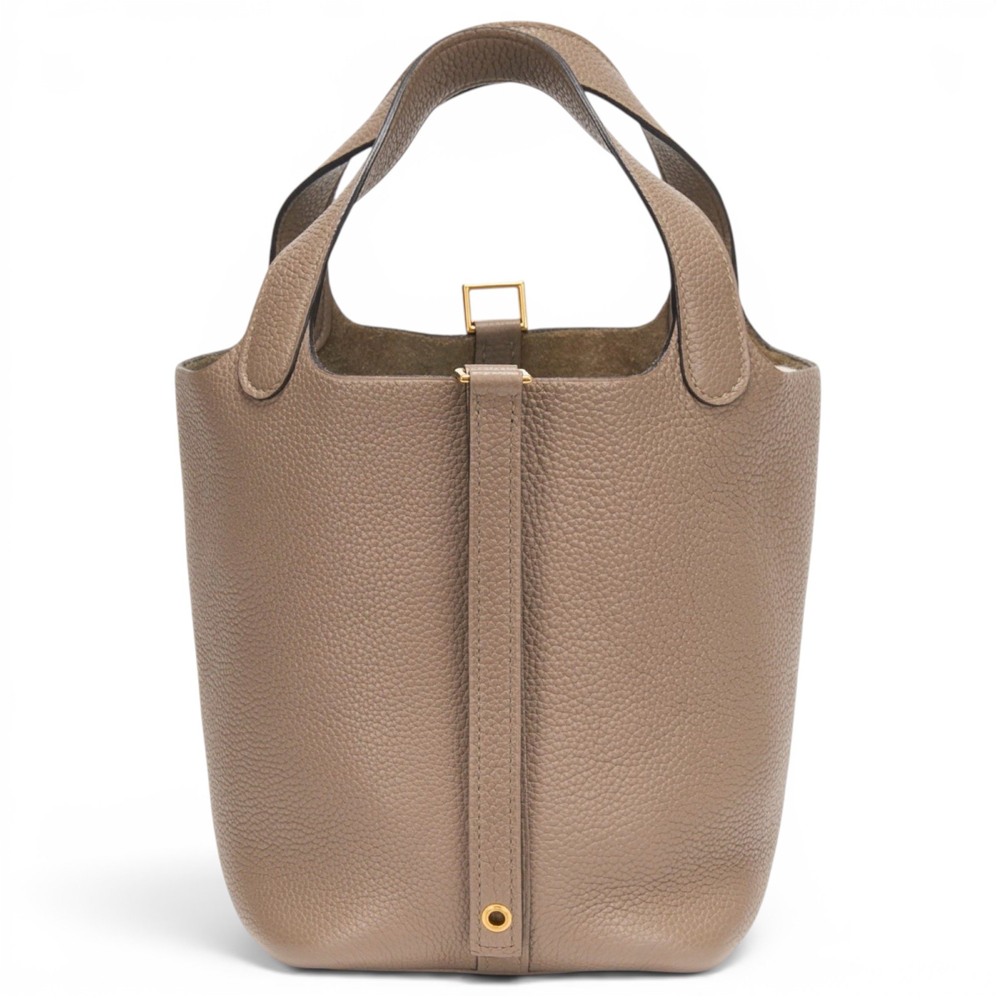 Picotin leather handbag