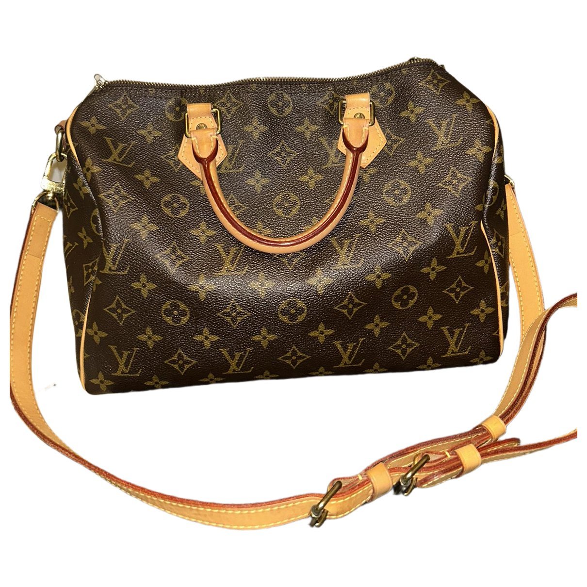 Speedy Bandoulière leather handbag