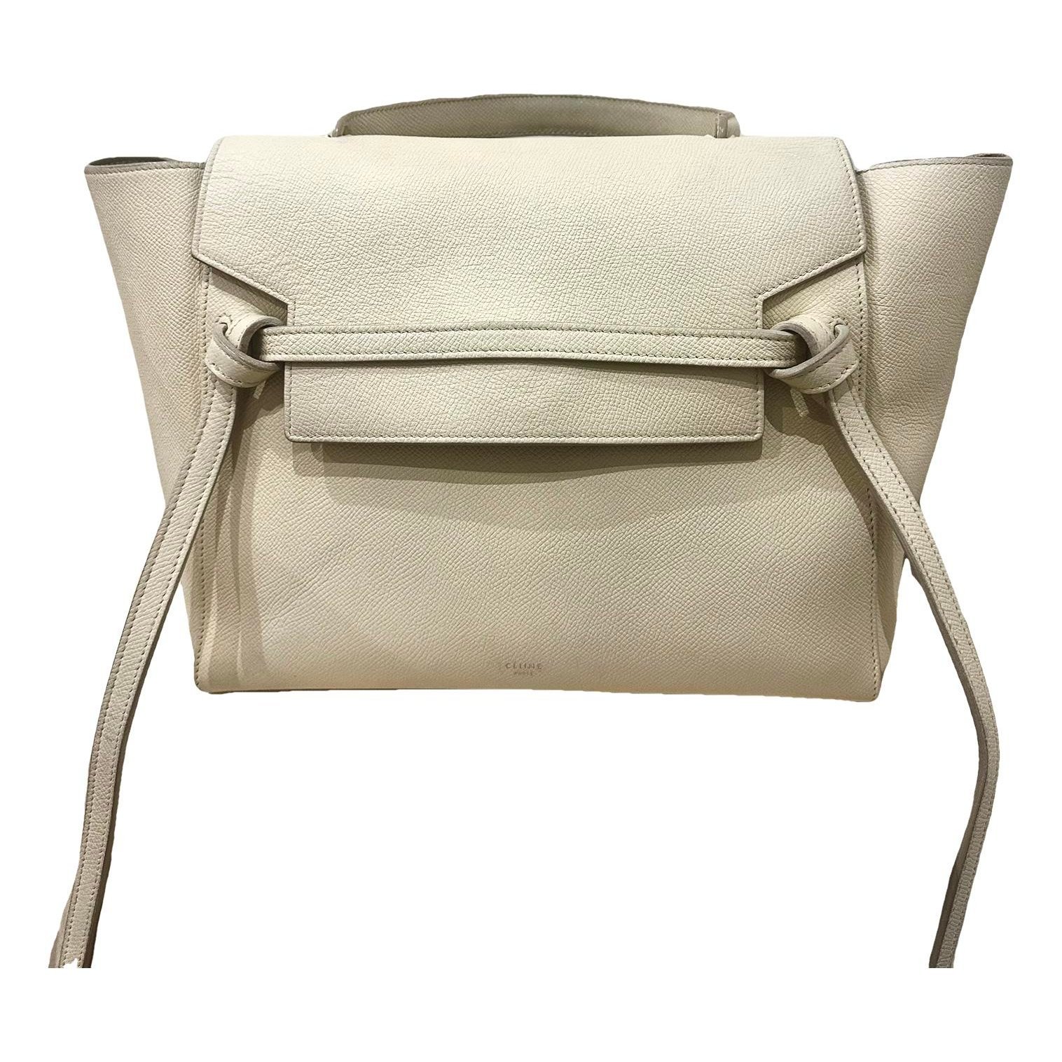 Belt leather handbag