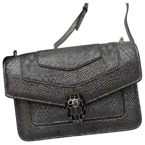 Bvlgari Serpenti leather handbag