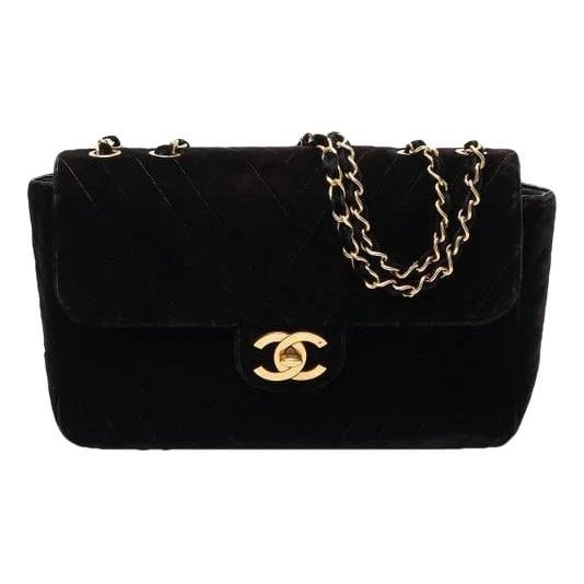 Timeless/Classique velvet handbag