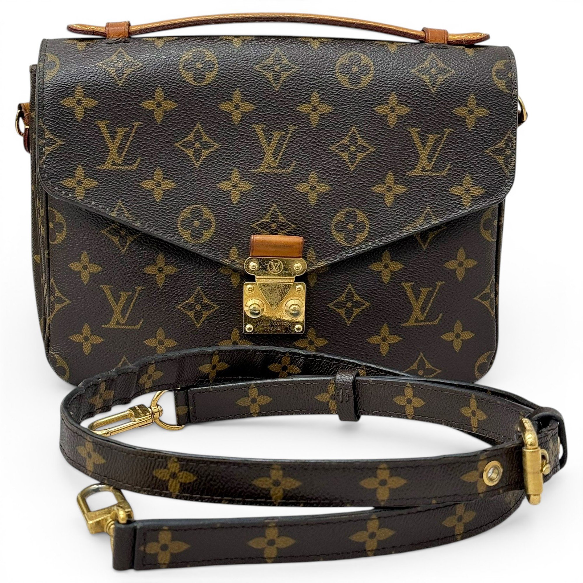 Metis leather handbag