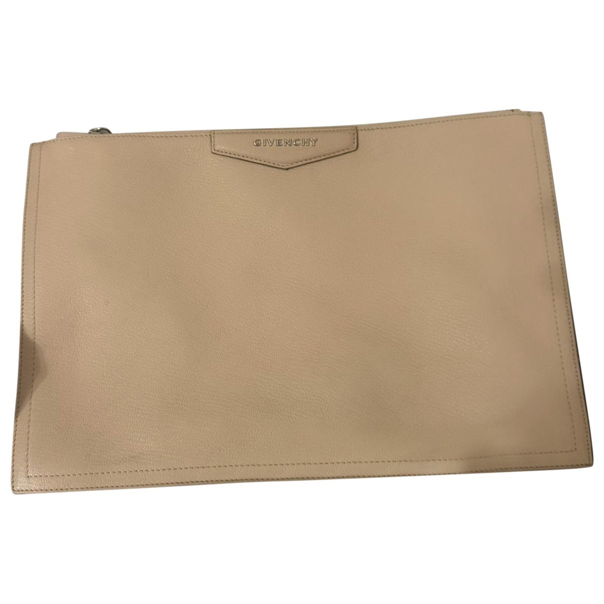 Antigona leather clutch bag