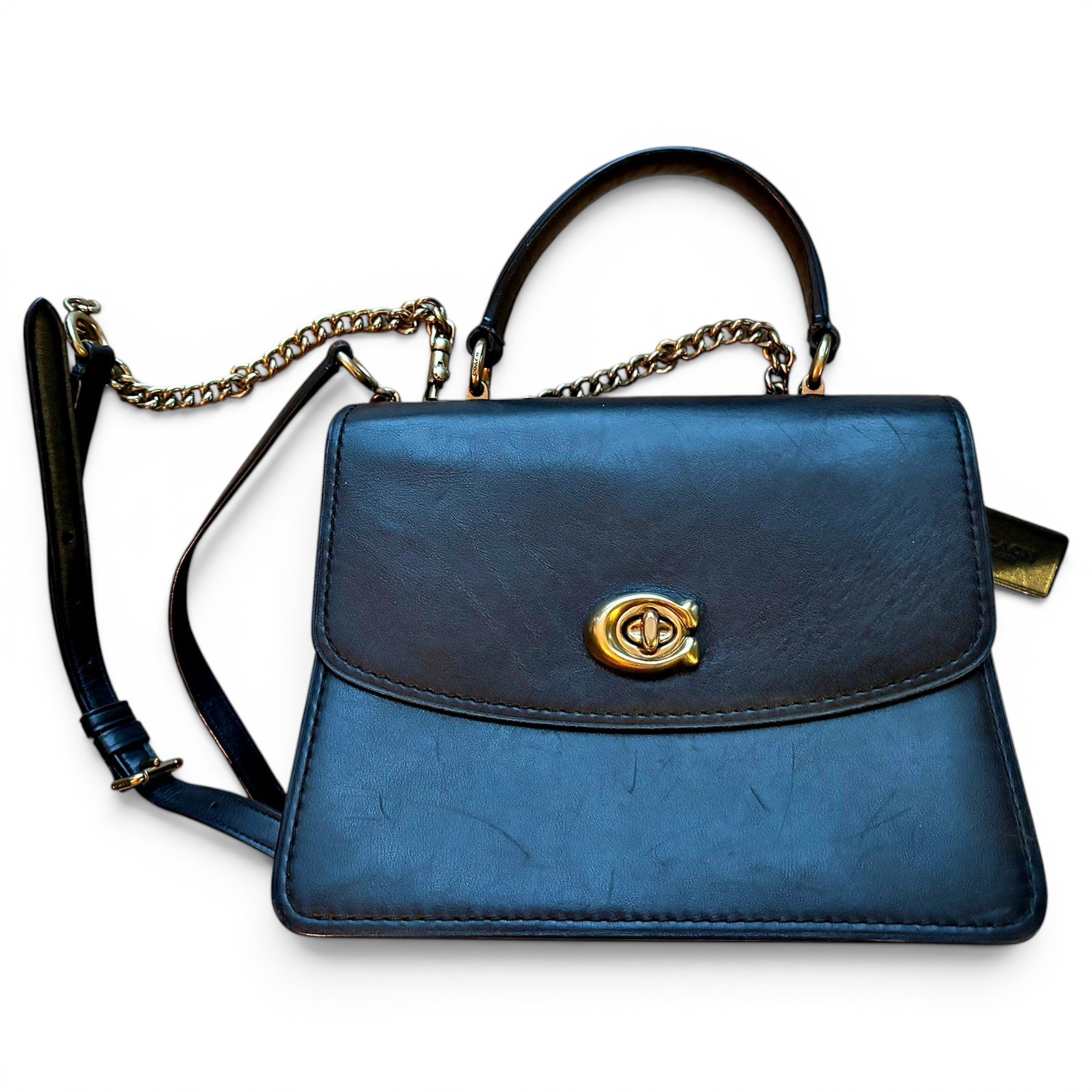 Leather crossbody bag