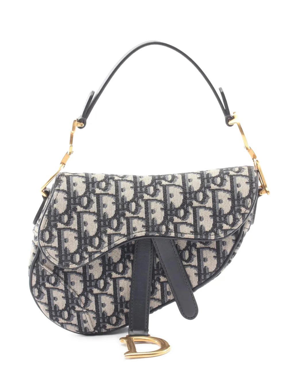 2010-2026 Mini Oblique Canvas Saddle Bag satchel
