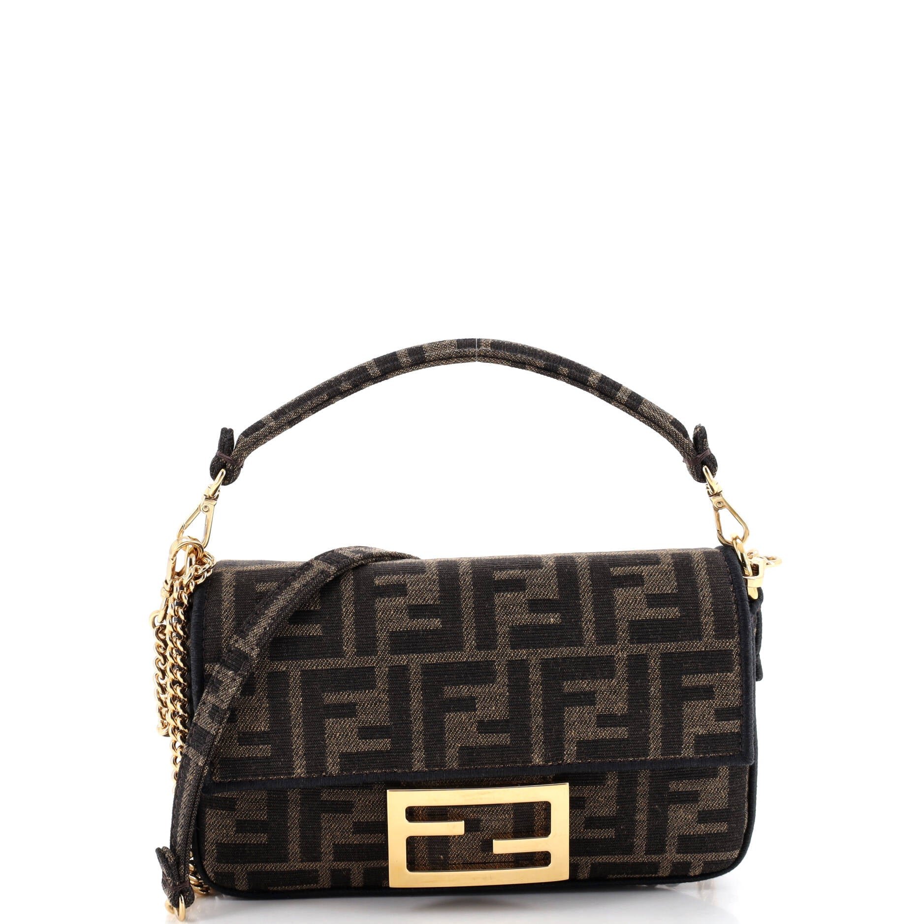 Baguette NM Bag Zucca Canvas Mini