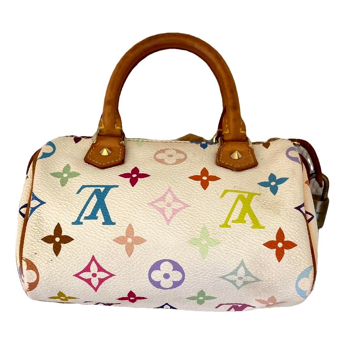 Louis Vuitton Nano Speedy / Mini HL leather handbag