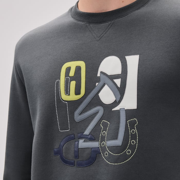 Orage "H Puzzle" Crewneck Sweater