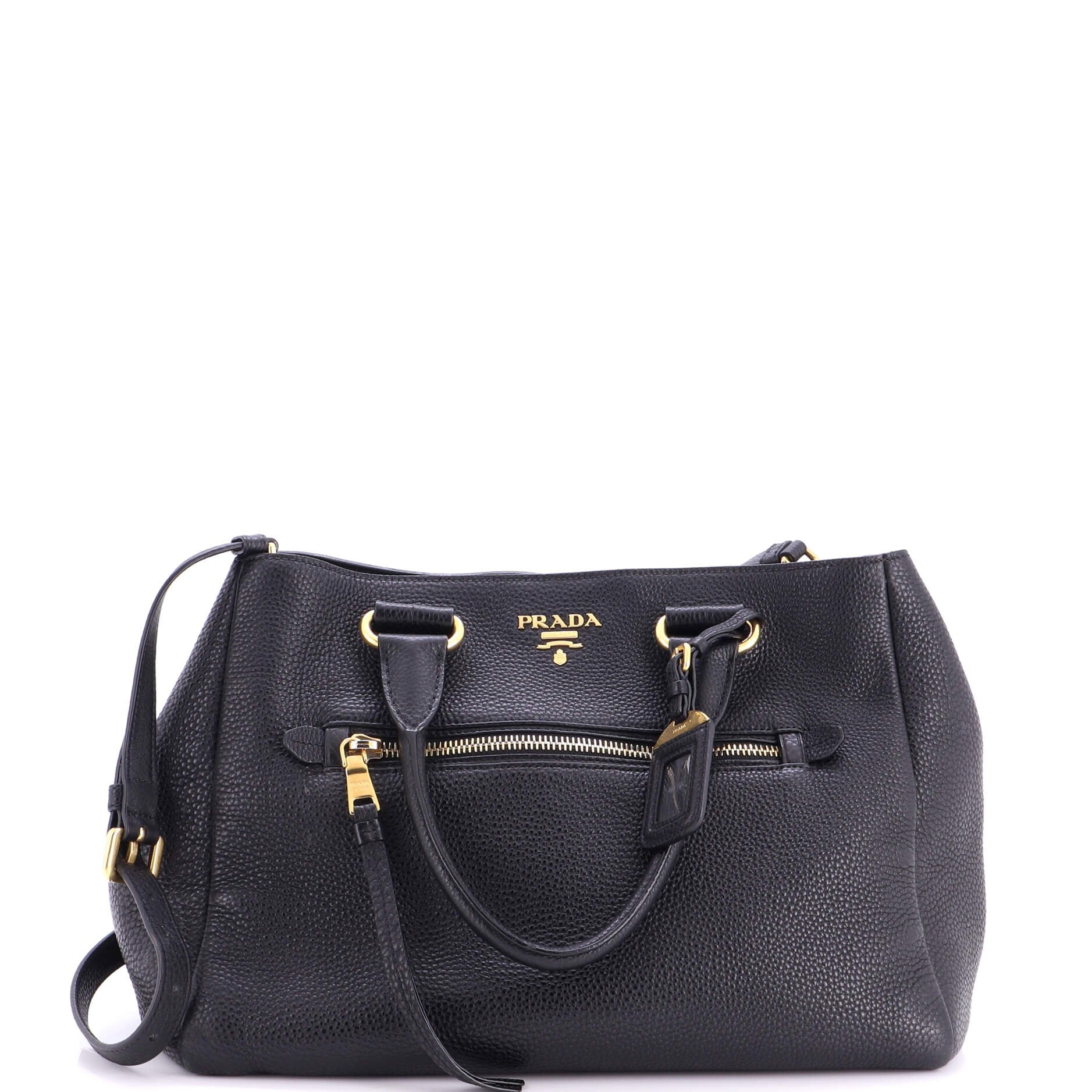 Front Pocket Convertible Tote Vitello Phenix Medium