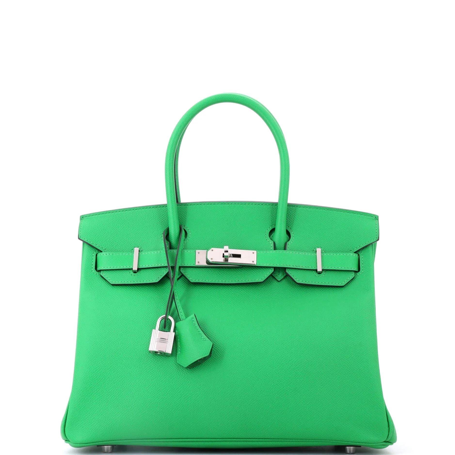 Birkin 30 leather handbag