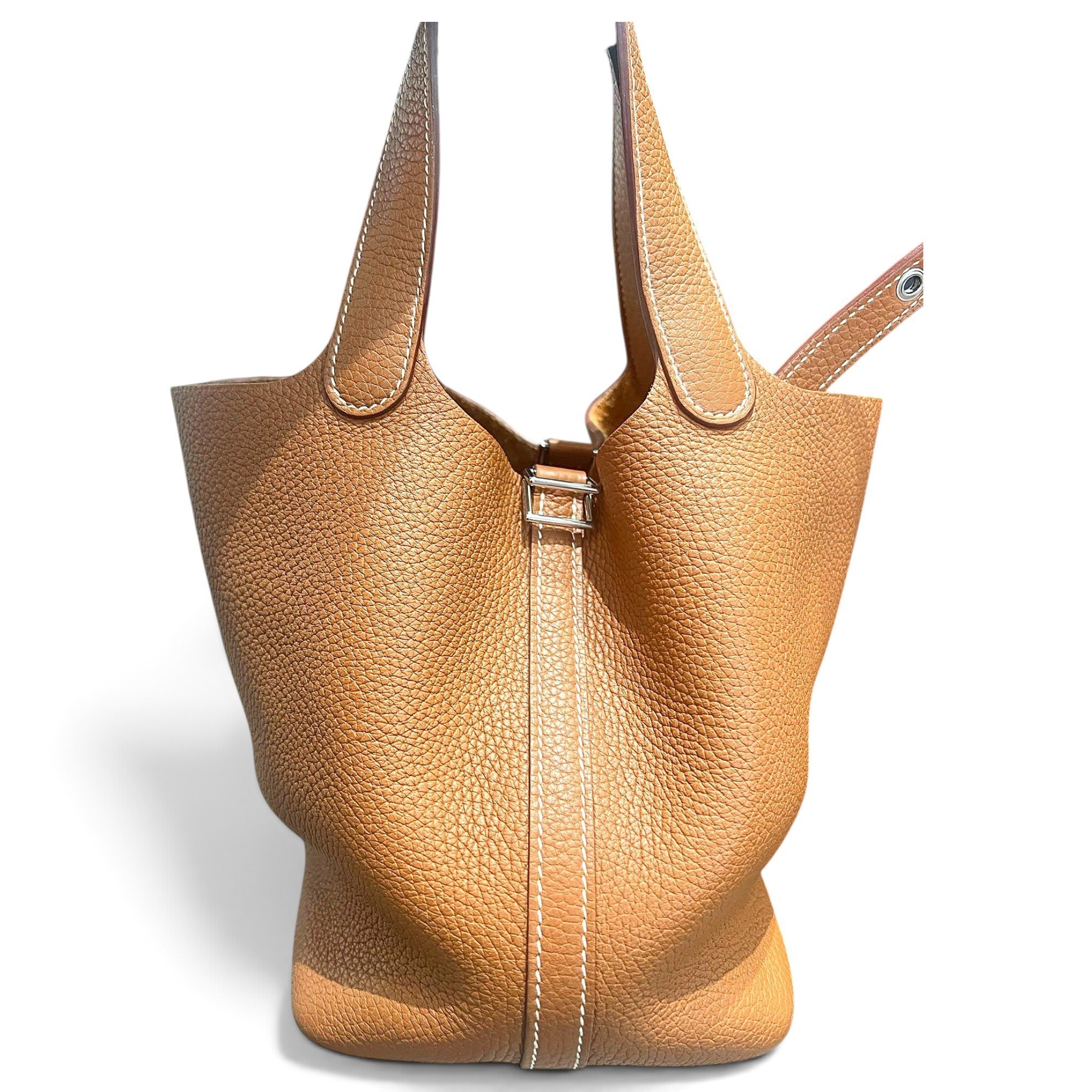Picotin leather handbag