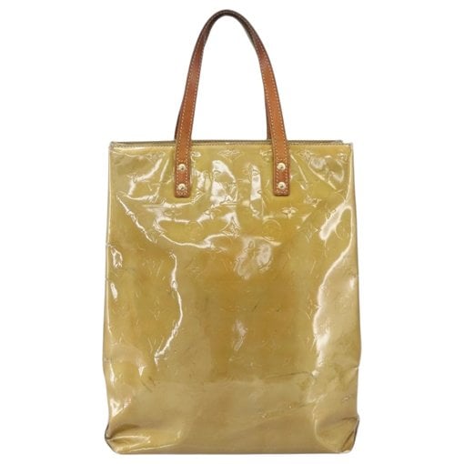 Reade patent leather handbag